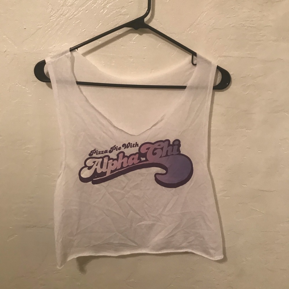 Alpha Chi Omega Cropped tank